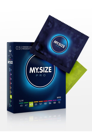 Презервативы MY.SIZE размер 49 - 3 шт.