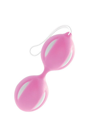 Розово-белые вагинальные шарики