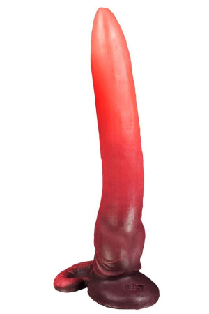 Красный фаллоимитатор  Зорг Лонг  - 42 см.