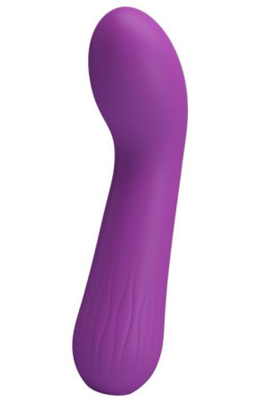 Фиолетовый гнущийся вибратор Faun - 15 см.