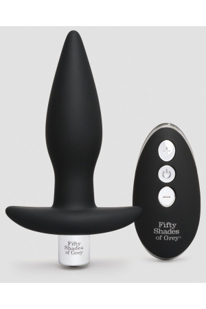 Черная вибровтулка Relentless Vibrations Remote Control Butt Plug - 11,4 см.