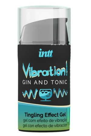 Жидкий интимный гель с эффектом вибрации Vibration! Gin   Tonic - 15 мл.